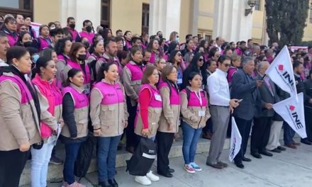 Dan banderazo a proceso de capacitación del INE en Coahuila