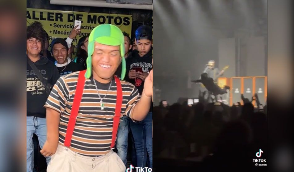 Medio Metro ‘rockea’ con Molotov en concierto (video)