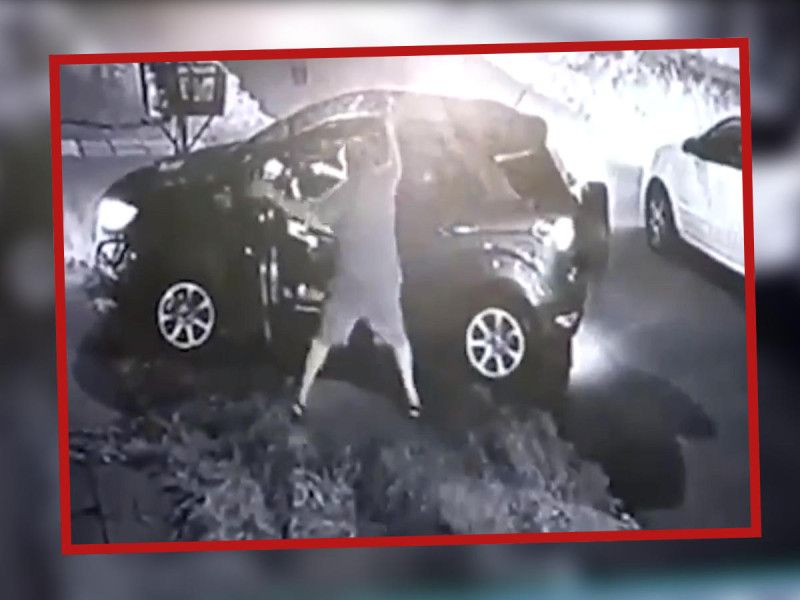 Exmilitar ejecuta a ladrón afuera de su casa (video)