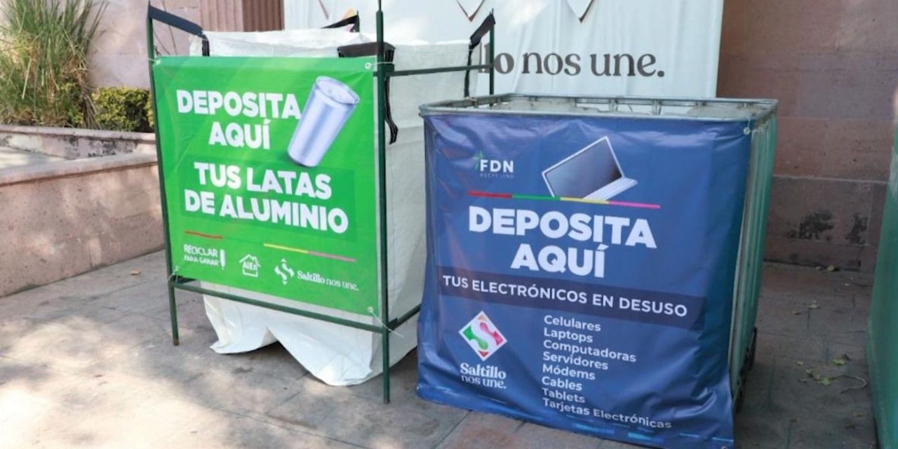 Impulsa Gobierno de Saltillo cultura de reciclaje