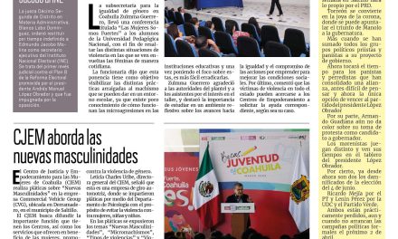 Portada RCG Carbonifera [14 de marzo de 2023] Llevan plática a universitarios; deja festival gran derrama económica y más…