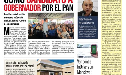 Portada Región Centro [18 de marzo de 2023] Manolo rinde protesta como candidato por el PAN; Empresarios demandarán a AHMSA y más…