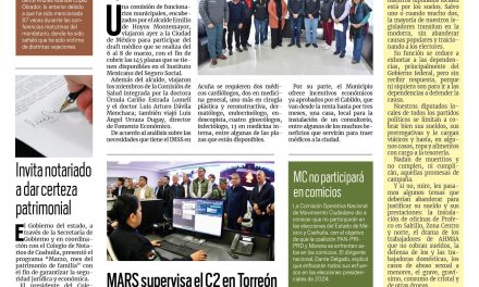 Portada Región Fronteriza [7 de marzo de 2023] Buscan médicos para Acuña; piden no bajar la guardia en contra del covid y más…