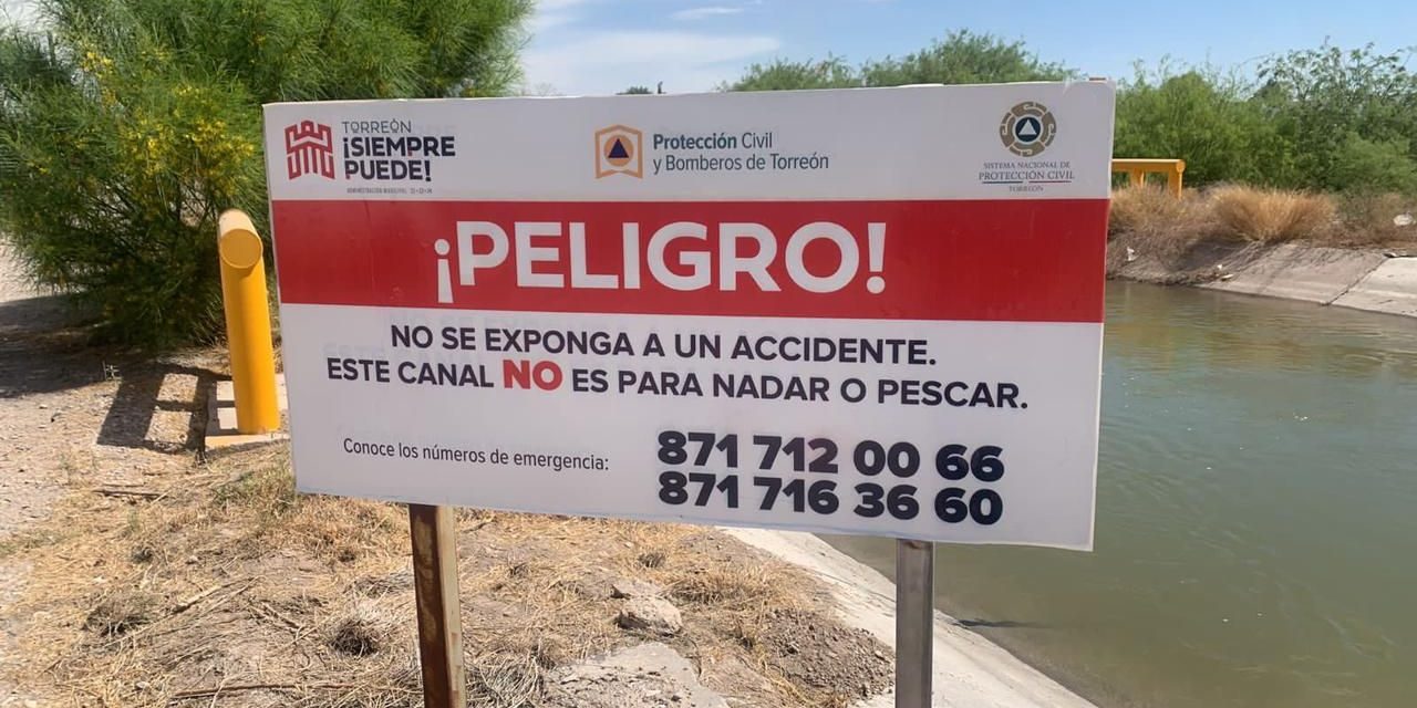 Saldo blanco tras operativos  en canales de riego de Torreón