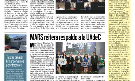 Portada RCG Lagunera [1 de marzo de 2023] Cabildo de Torreón aprueba estado financiero; conmemorarán Día Internacional de la Mujer y más