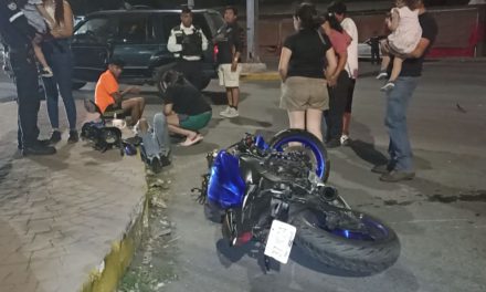 Lesiona a motociclista y termina detenido en Saltillo