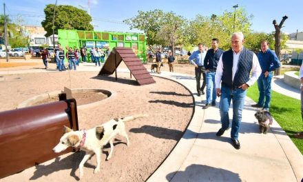 Supervisan instalaciones del primer Parque Canino en Torreón