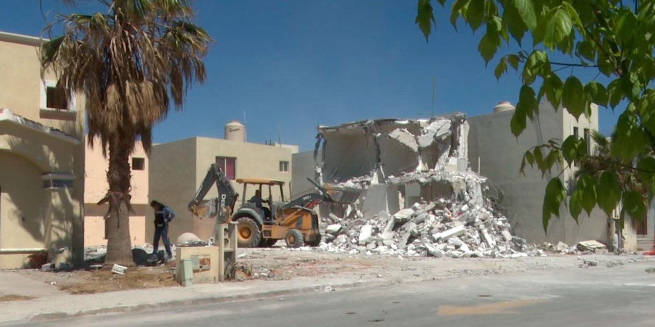 Saltillo: Inicia demolición de viviendas afectadas a seis meses de la explosión en Santa Fe Cactus