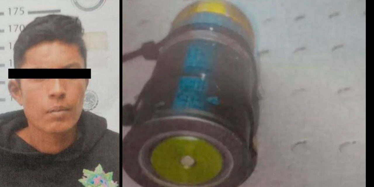 Cae sujeto con cocaína y una granada en calles de Jalisco