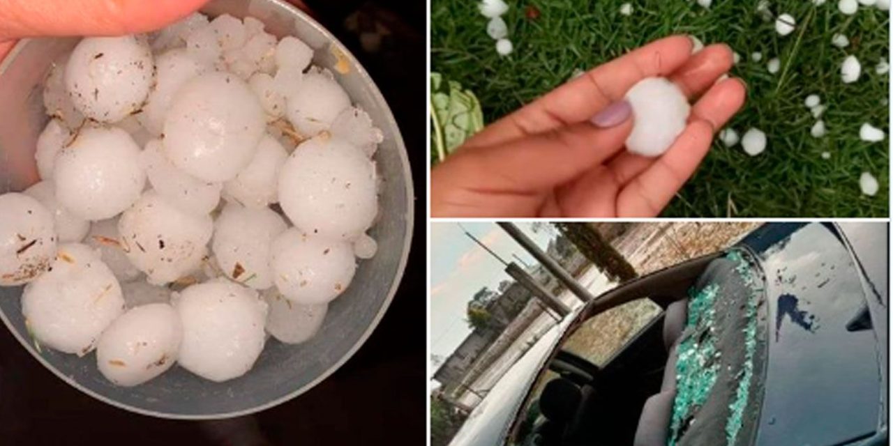 Fuerte granizada daña vehículos y techos en viviendas de Querétaro