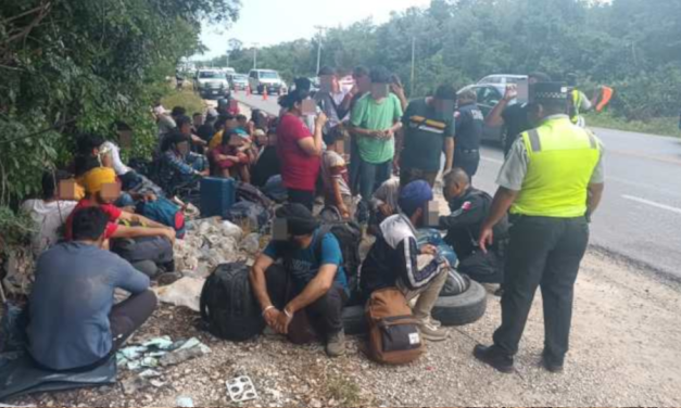 Rescatan a grupo de 41 migrantes en Chiapas; fueron abandonados en vehículos