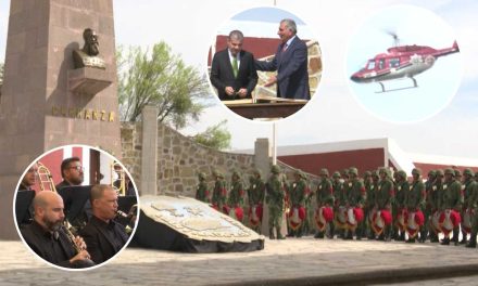 Conmemoran 110 aniversario de firma del Plan de Guadalupe en Ramos Arizpe