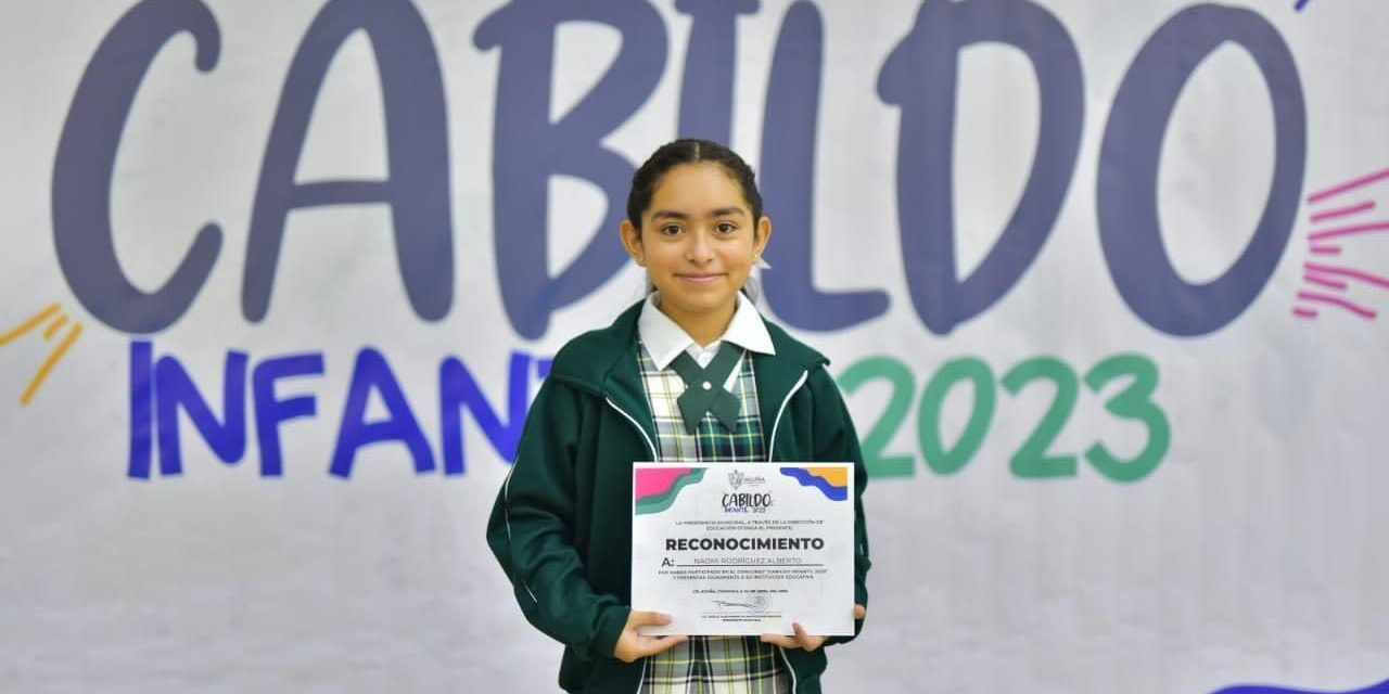 Acuña tendrá alcaldesa infantil por un día