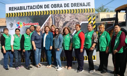 En la colonia Centenario rehabilitan obra de drenaje