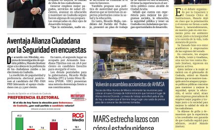 Portada RCG Centro [20 de abril de 2023] Otra vez ganó Manolo; cae bombero mataperros y más…