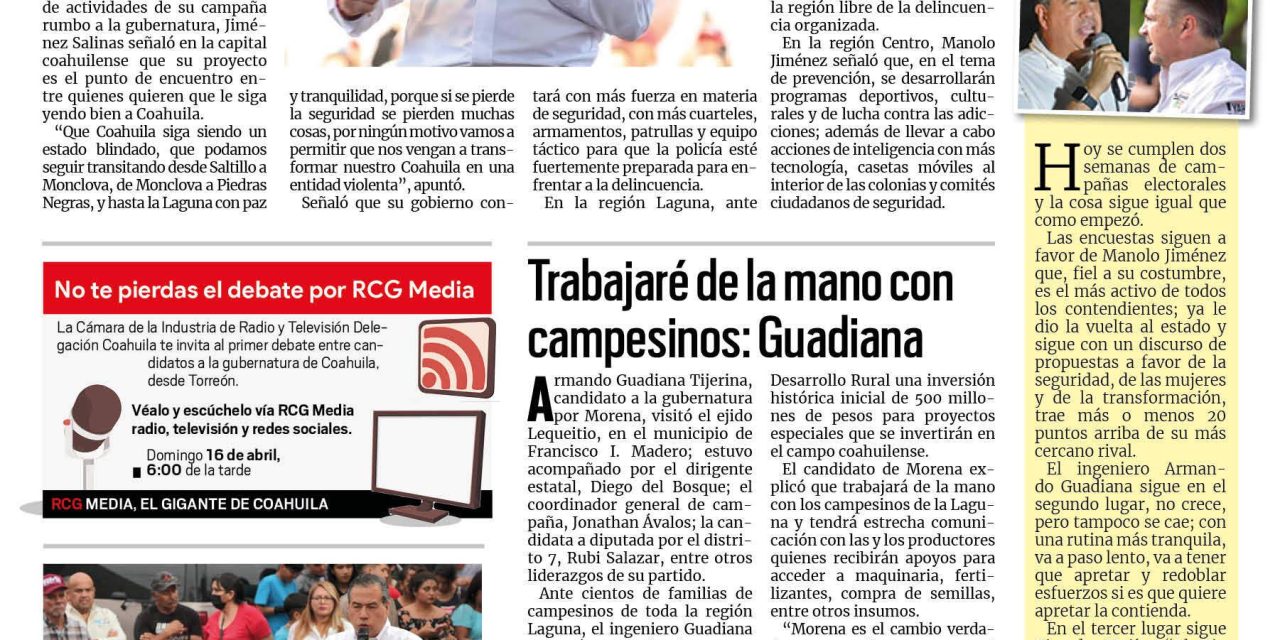 Portada RCG Media Elecciones [16 de abril de 2023]