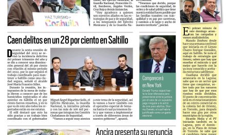 Portada RCG Media [1 de abril de 2023] MARS da inicio a operativo de Semana Santa; caen delitos en un 28 por ciento y más…