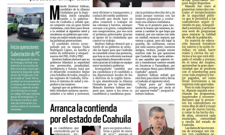 Portada RCG Media [2 de abril de 2023] ‘Vamos pa’ delante, Coahuila’; arranca la contienda por Coahuila y más…