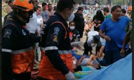 Cae árbol en balneario de Guanajuato; bebé muere aplastado y hay 12 heridos