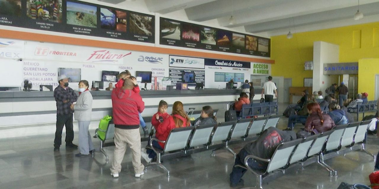 Incrementa Central de Autobuses de Saltillo actividades en un 80 por ciento