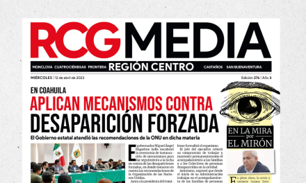 Portada RCG Centro [12 de abril de 2023] Aplican mecanismos contra desaparición forzada; empleados de AHMSA vuelven a manifestarse y más…