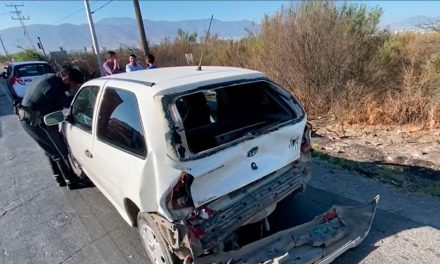 Saltillo: Choca por alcance; operador de transporte de personal no guardó distancia prudente