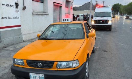 Ataca de nuevo ‘El Chucky’ en Saltillo; ahora dañó un taxi