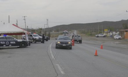 Despliegue policial en ejidos de Ramos Arizpe