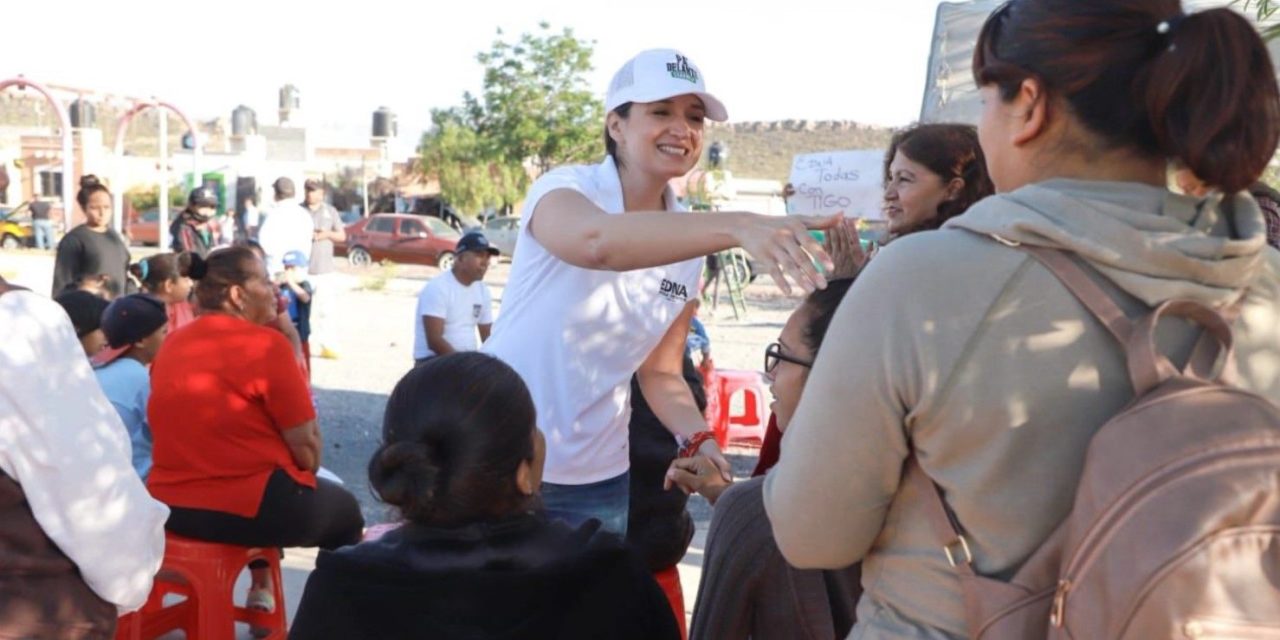 Edna Dávalos entrega propuestas en 5 colonias de Ramos Arizpe