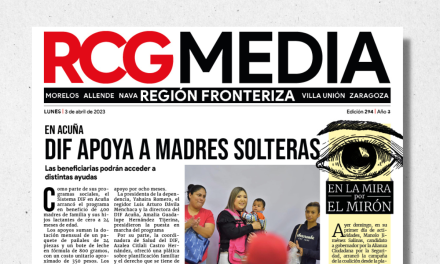 Portada RCG Fronteriza [3 de abril de 2023] DIF apoya a madres solteras; inicia el ‘Recolectrón’ en Acuña y más…