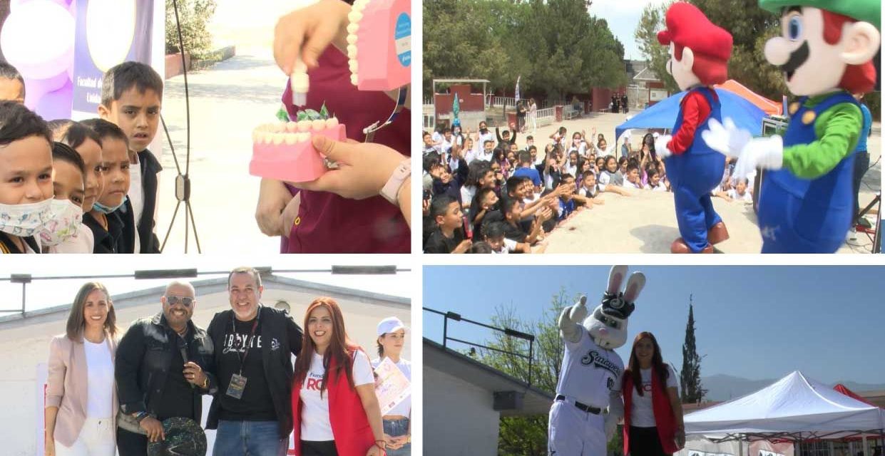 Disfrutaron Feria de la Salud Infantil de Fundación RCG