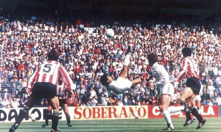 Hoy se cumplen 35 años de la chilena de Hugo Sánchez al Logroñes