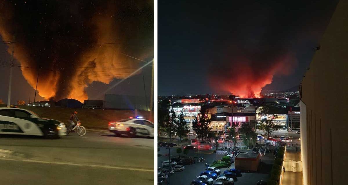 Se incendia la gran Central de Abastos en CDMX: sin heridos hasta ahora, reporta Sheinbaum
