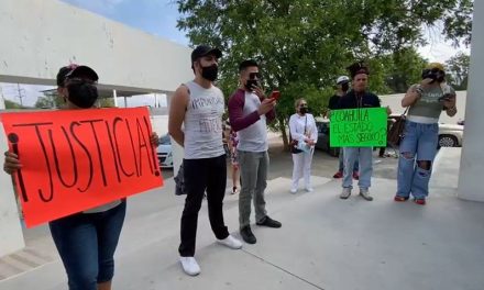 Se manifiestan en el MP de Ramos Arizpe tras liberar a sujetos que golpearon salvajemente a dos adultos mayores