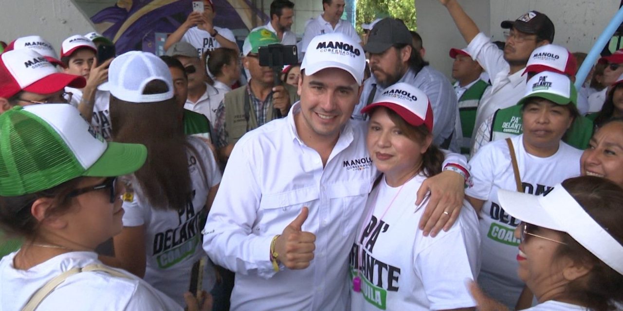 Manolo Jimenez pide apoyo a ciudadanos de Saltillo