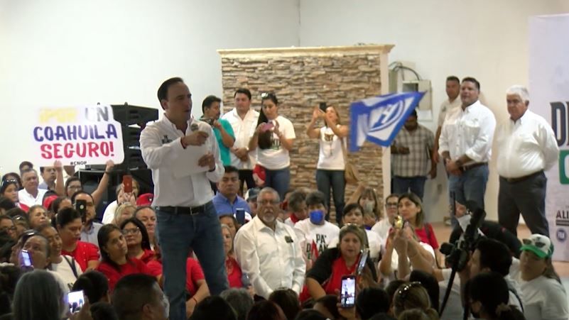 Garantiza Manolo blindaje de Coahuila durante su visita a Monclova
