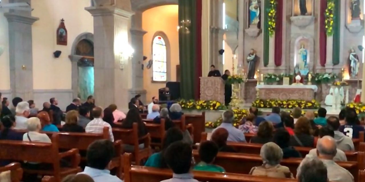 Celebran misa de Resurrección en Saltillo