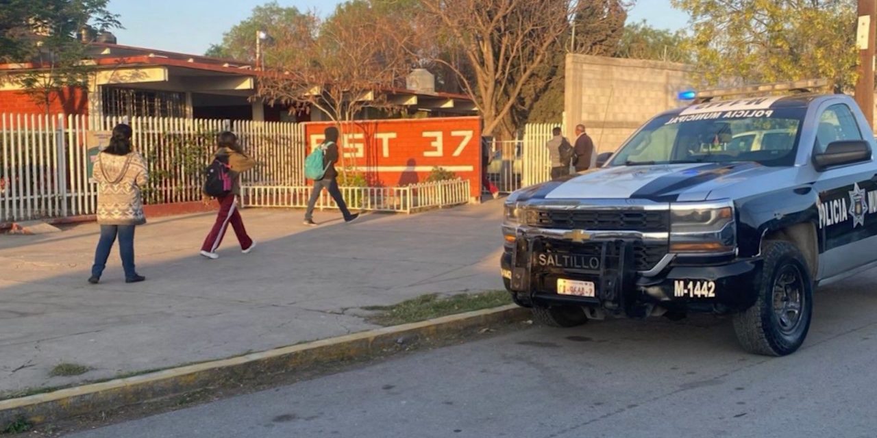 Por regreso a clases implementan operativo en escuelas de Saltillo