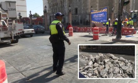 Saltillo: Inician trabajos de subterranización tras cierre permanente de la calle Juárez