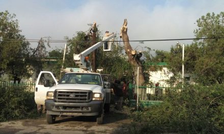 Alertan a ciudadanos por ráfagas de aire en Sabinas
