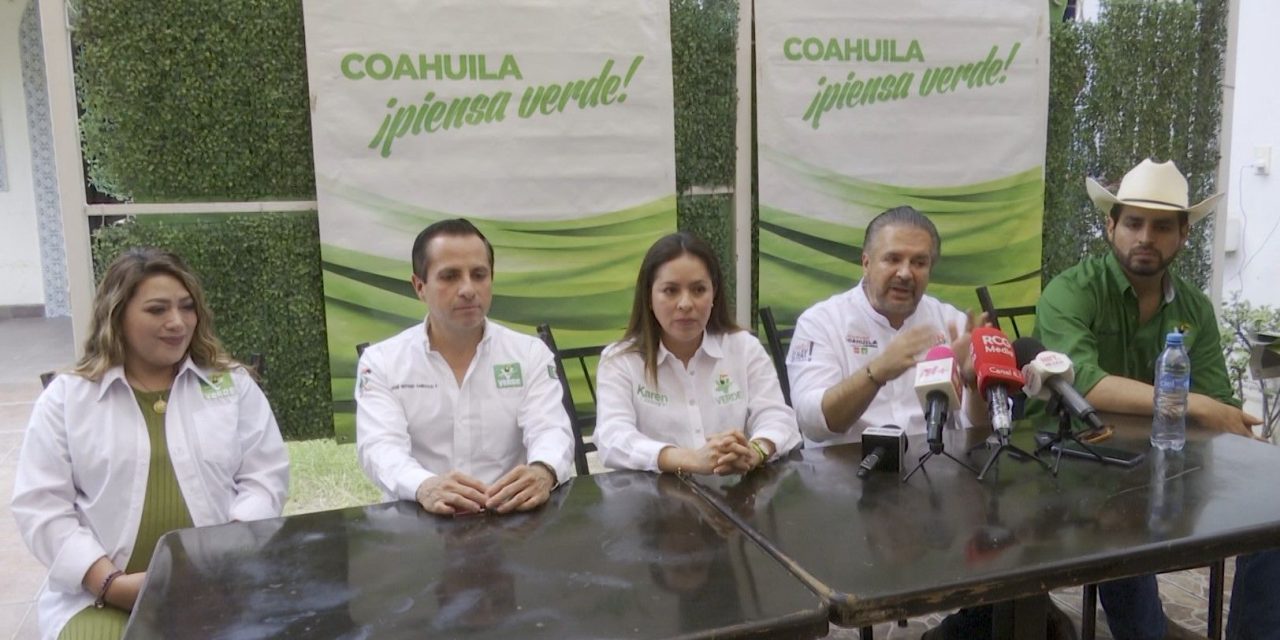 Respalda dirigencia nacional del PVEM a Lenin Pérez
