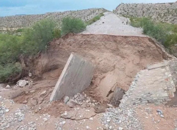 Lluvias incomunican a ejido en Múzquiz
