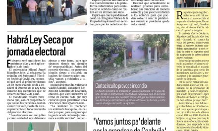 Portada RCG Carbonífera [23 de mayo de 2023] Restablecerán servicios digitales del Registro Público; comerciantes reclaman por llegada de artesanos y más…