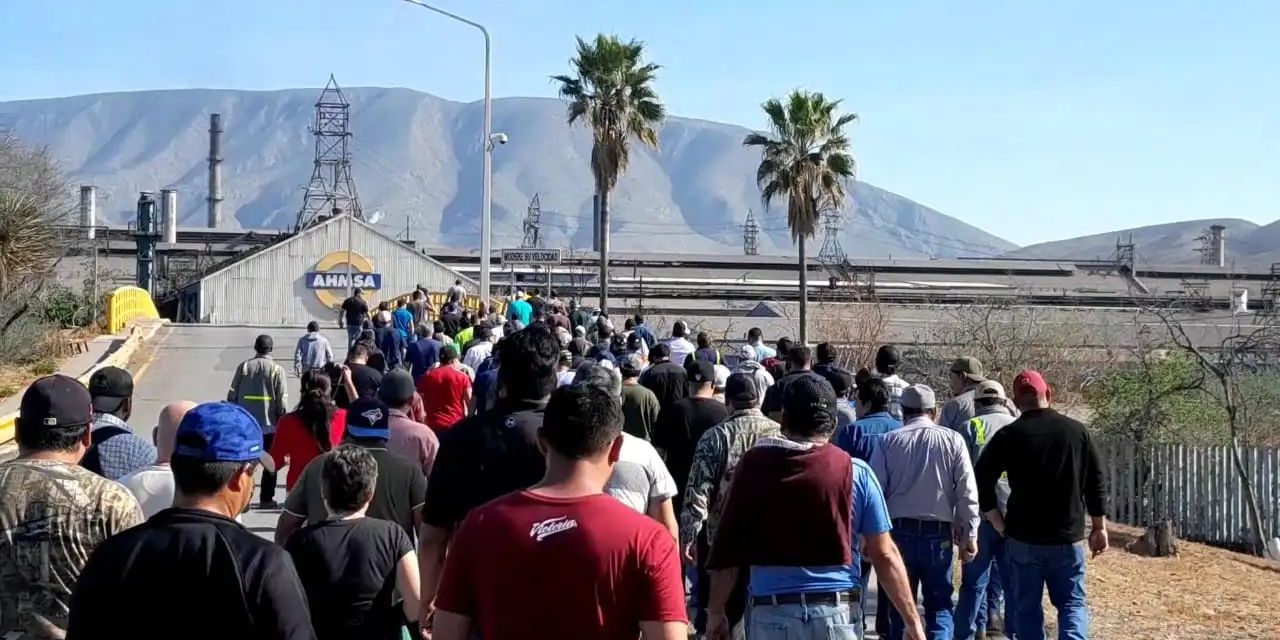 Obreros de AHMSA se manifestarán en la Ciudad de México