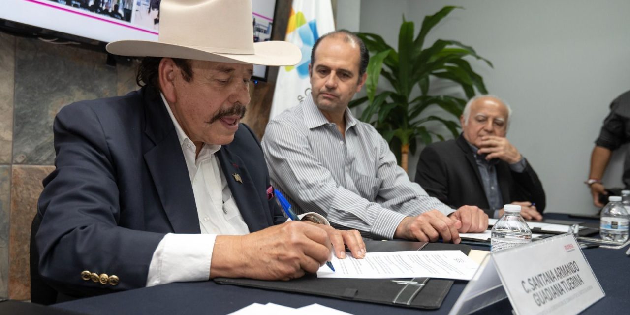 Firma Armando Guadiana compromisos en seguridad
