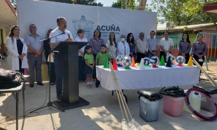Lleva Gobierno de Acuña brigadas a jardín de niños