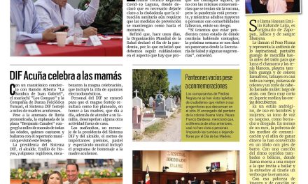 Portada RCG Fronteriza [9 de mayo de 2023] Sin emergencia, pero la pandemia continúa: MARS; exigen recursos federales para atender a migrantes y más…