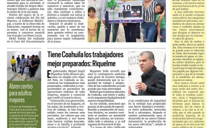 Portada RCG Fronteriza [21 de mayo de 2023] Alcalde se compromete con todos los maestros; laboran por la salud mental de los niños y más…