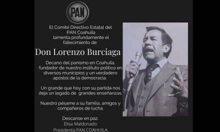 Rinde PAN homenaje a Lorenzo Burciaga