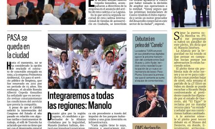 Portada RCG Lagunera [6 de mayo de 2023] Anuncian llegada de Costco a Torreón; Reconocen estrategia de seguridad y más…